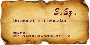 Selmeczi Szilveszter névjegykártya
